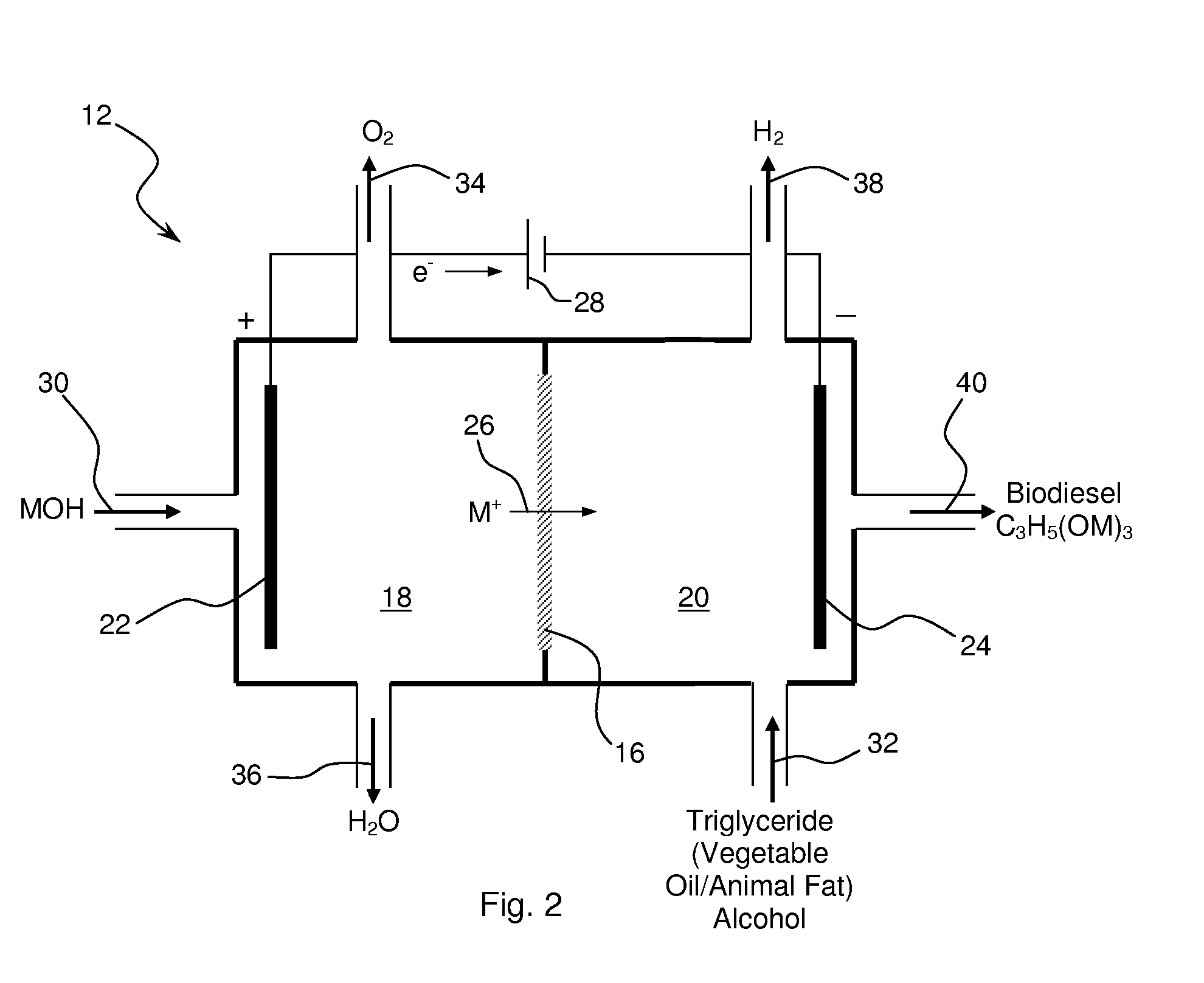 Synthesis of Biodiesel Using Alkali Ion Conductive Ceramic Membranes