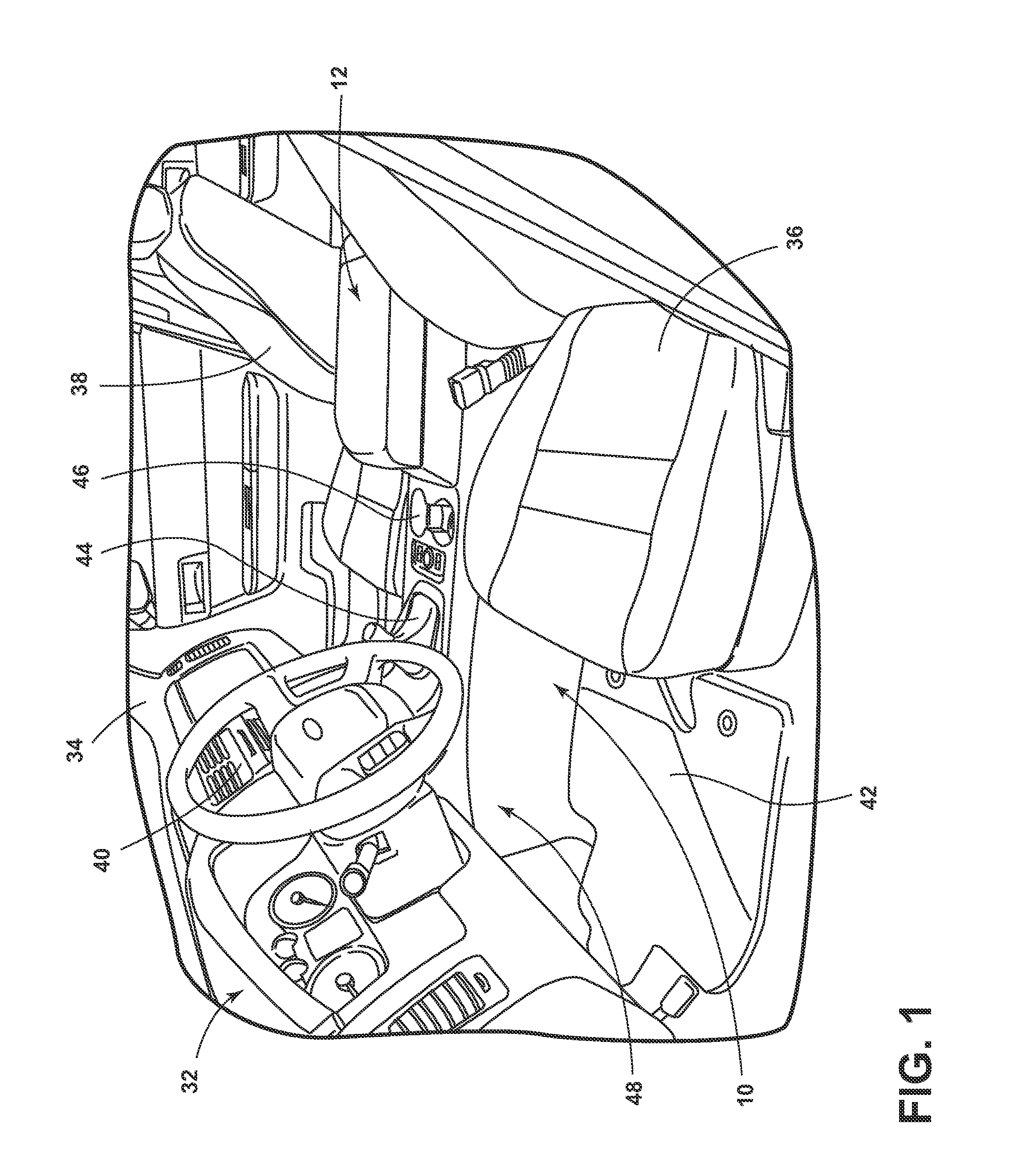 Storage assembly for vehicle center console