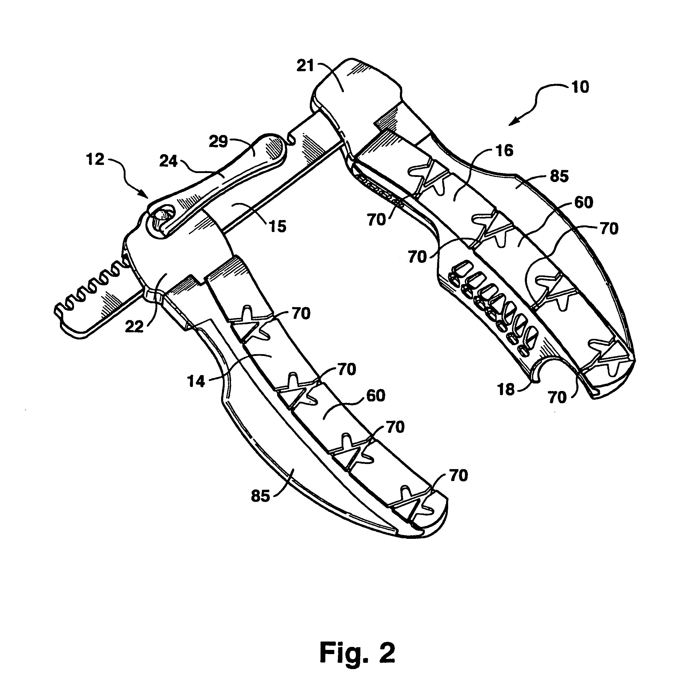 Surgical retractor blade and system