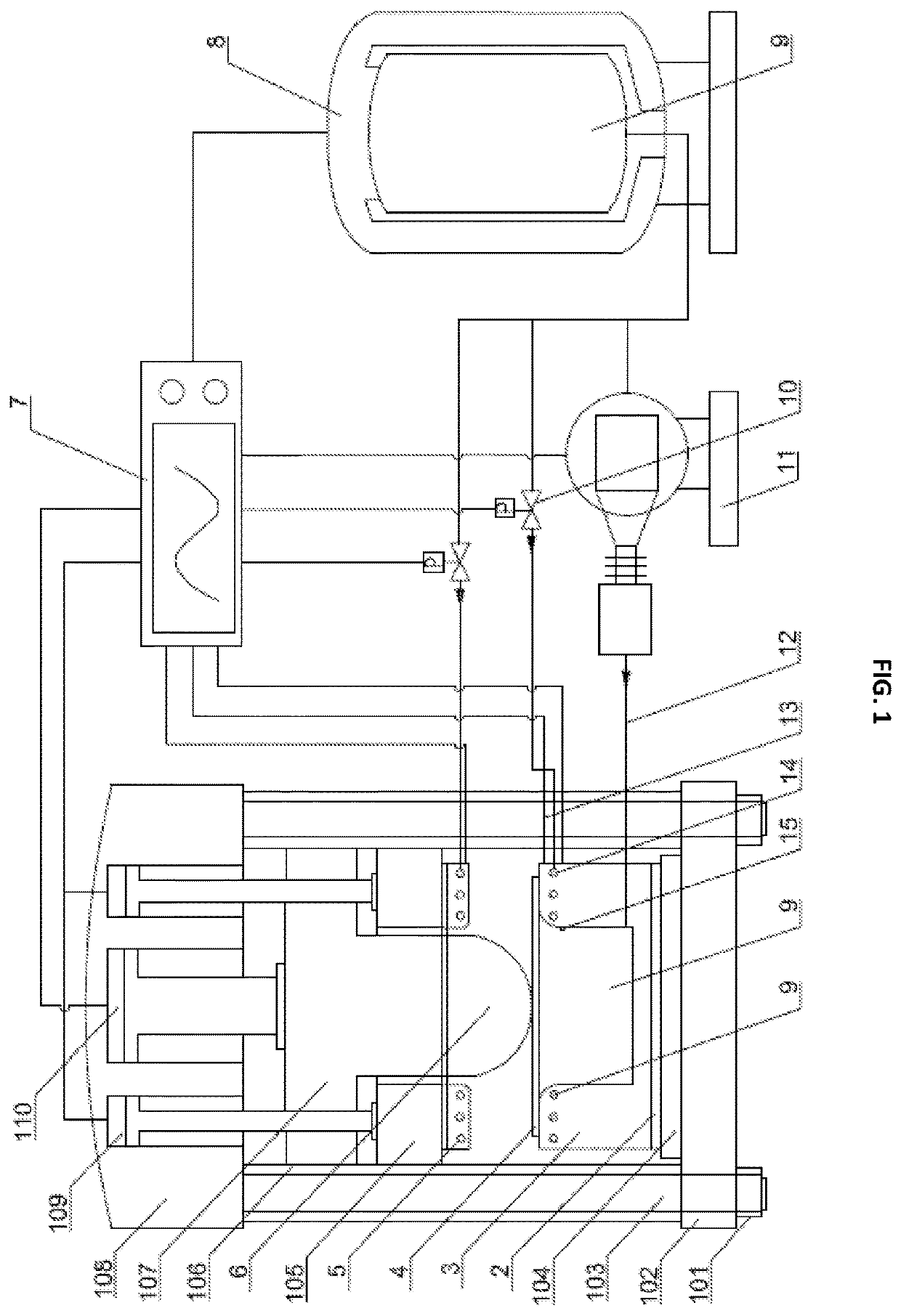 Device For Super Cryogenic Forming Of Metal Thin-Walled Curved Surface Part