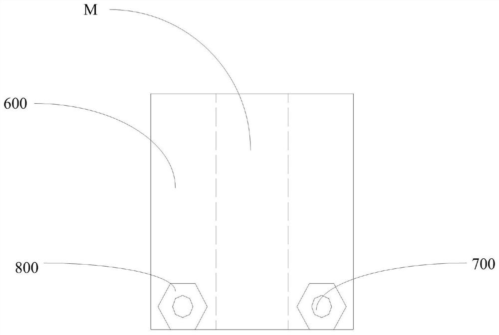 Prestress applying device and method for reinforcing laminated wood beam