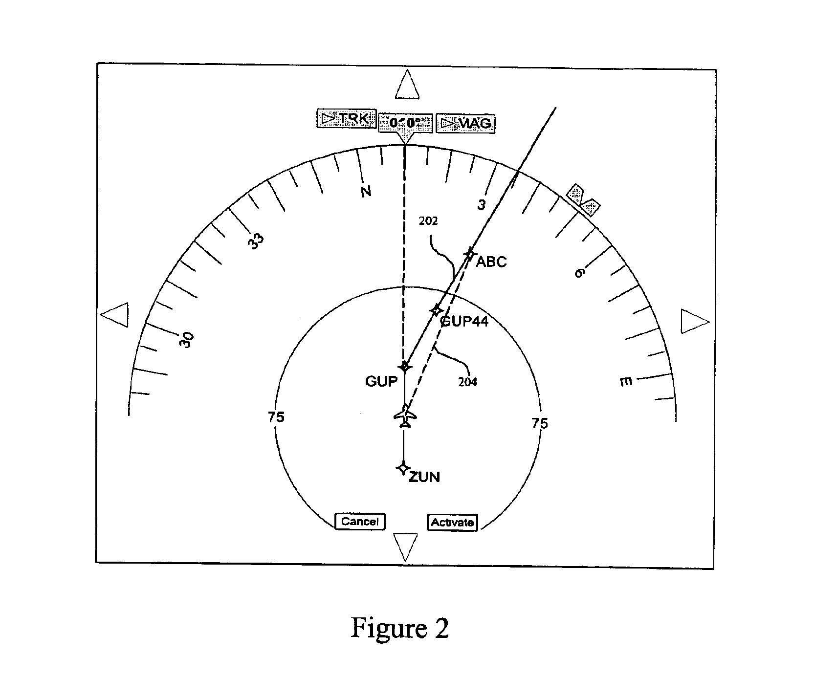 System and method for textually displaying an original flight plan and a modified flight plan simultaneously