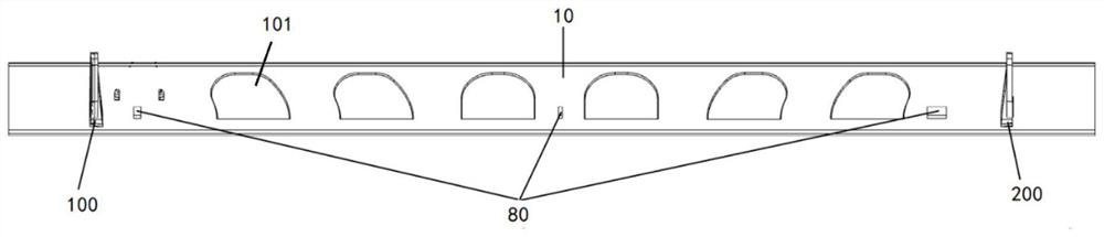 Air guide component and air conditioner indoor unit