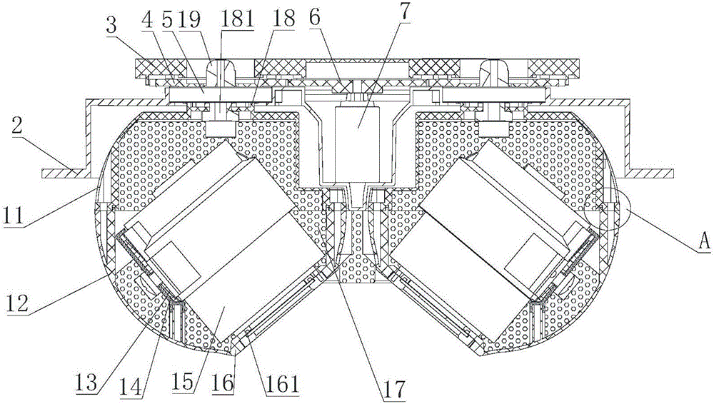 A camera device for aerial photography