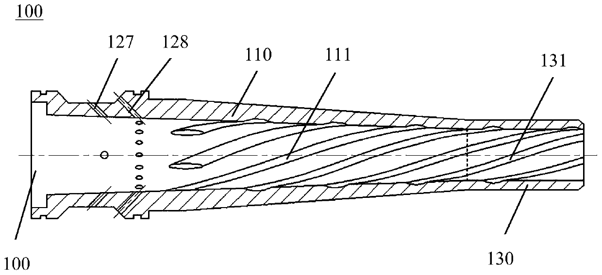 Nozzle for wet-spraying trolley