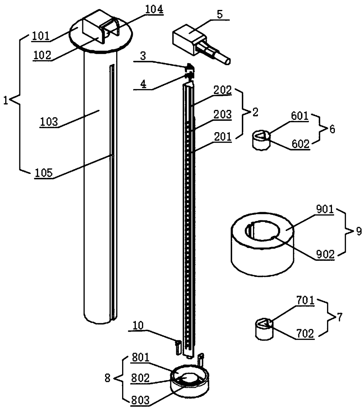 High temperature resistant and shock-proof sensor