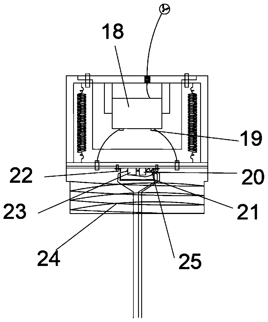 Explosive device capable of recycling dust and its application method