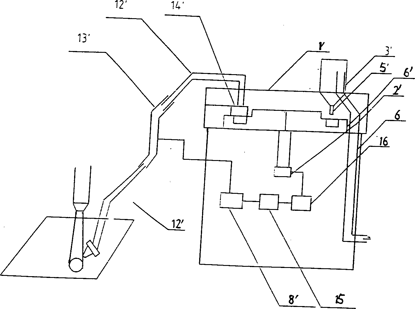 Automatic controller for laser coating and powder feeding system