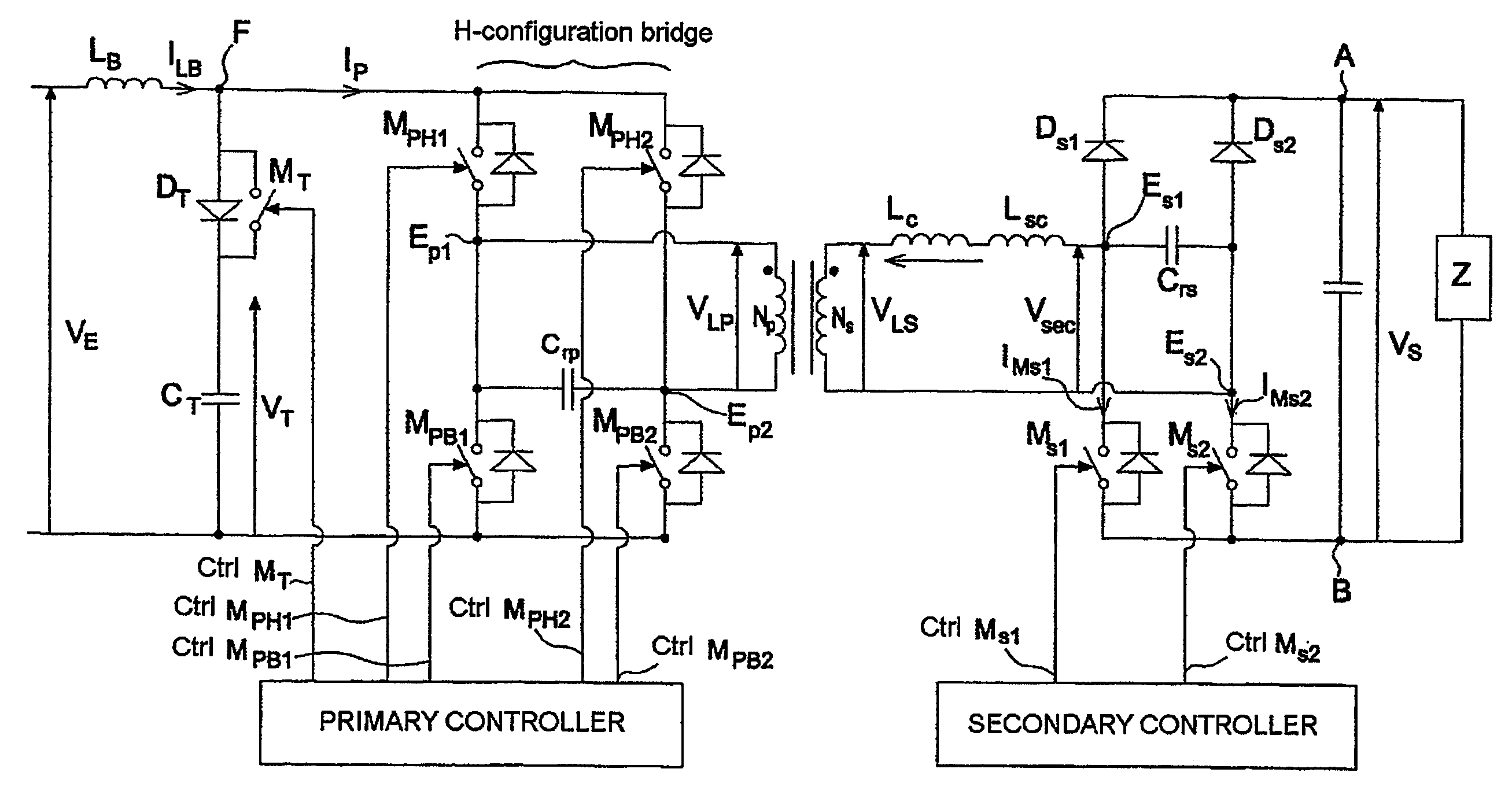 Insulated power transfer device