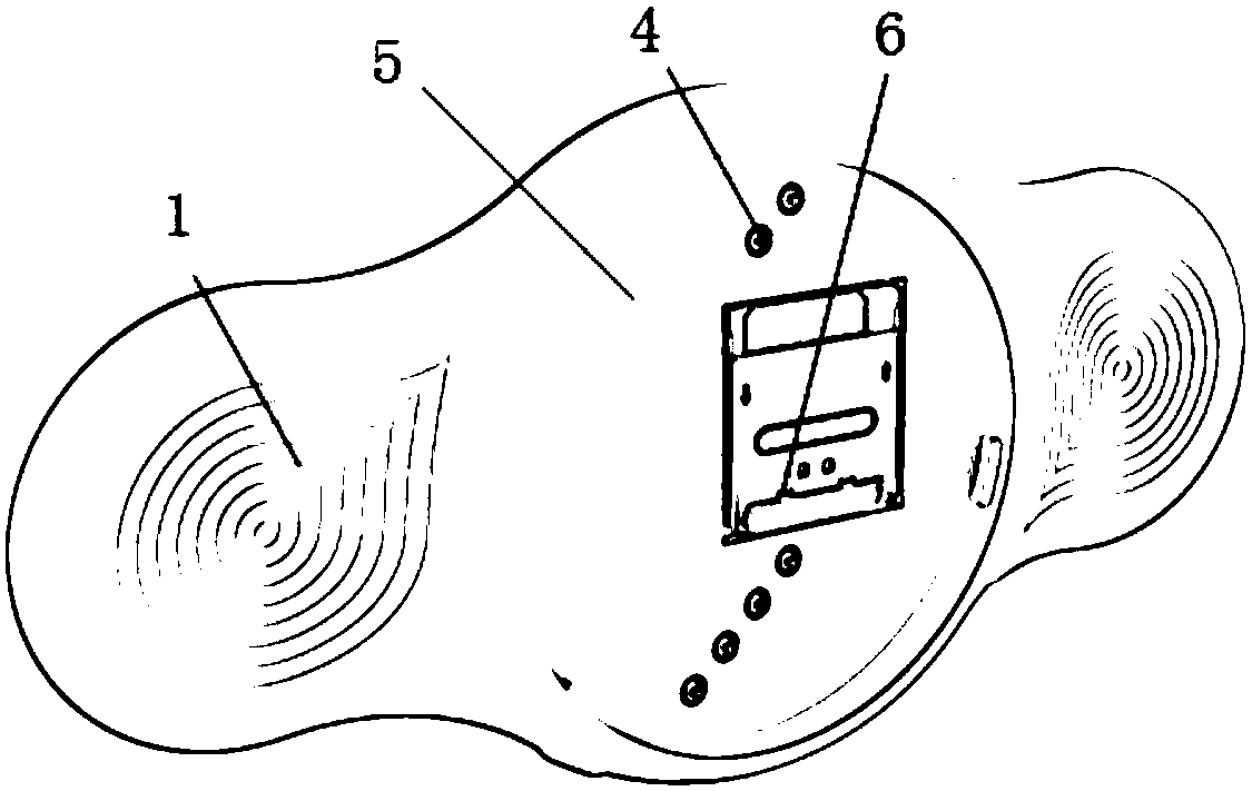 Patch type ECG collecting device
