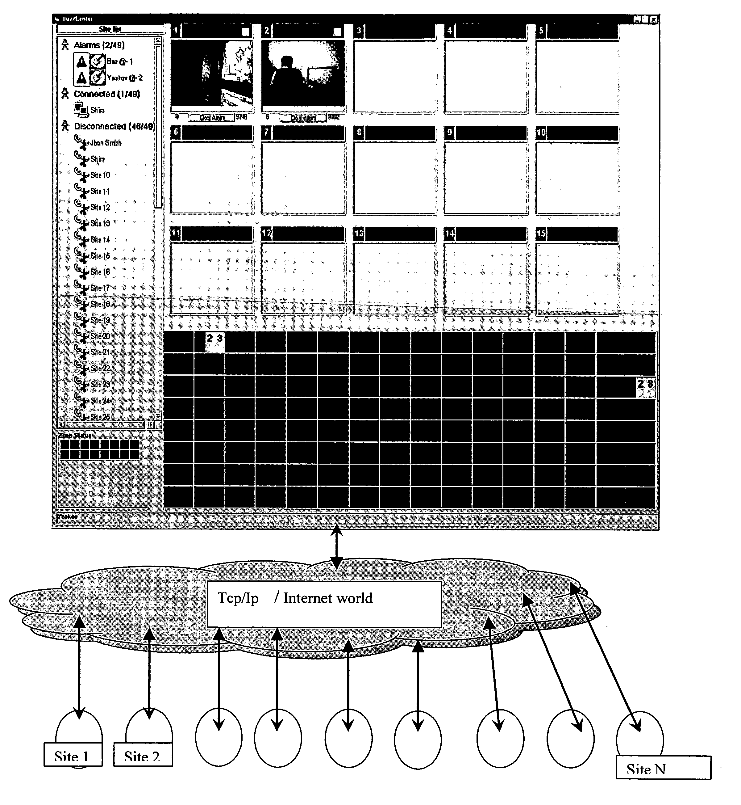 Remote video queuing and display system