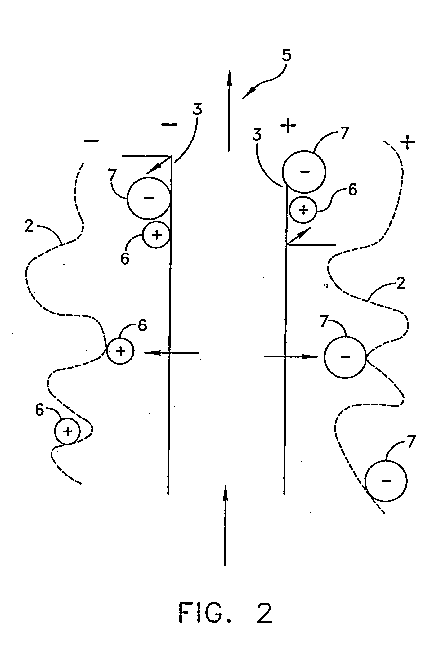 Charge barrier flow-through capacitor