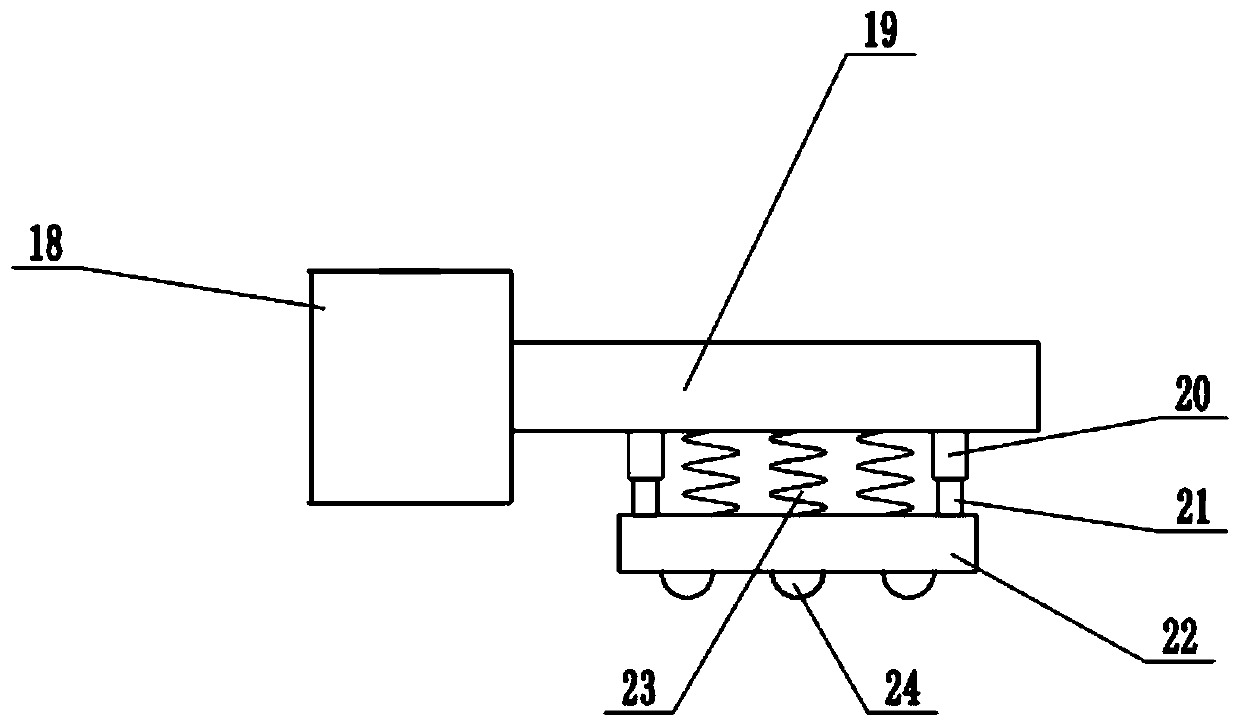 Clamping device for light partition wall processing