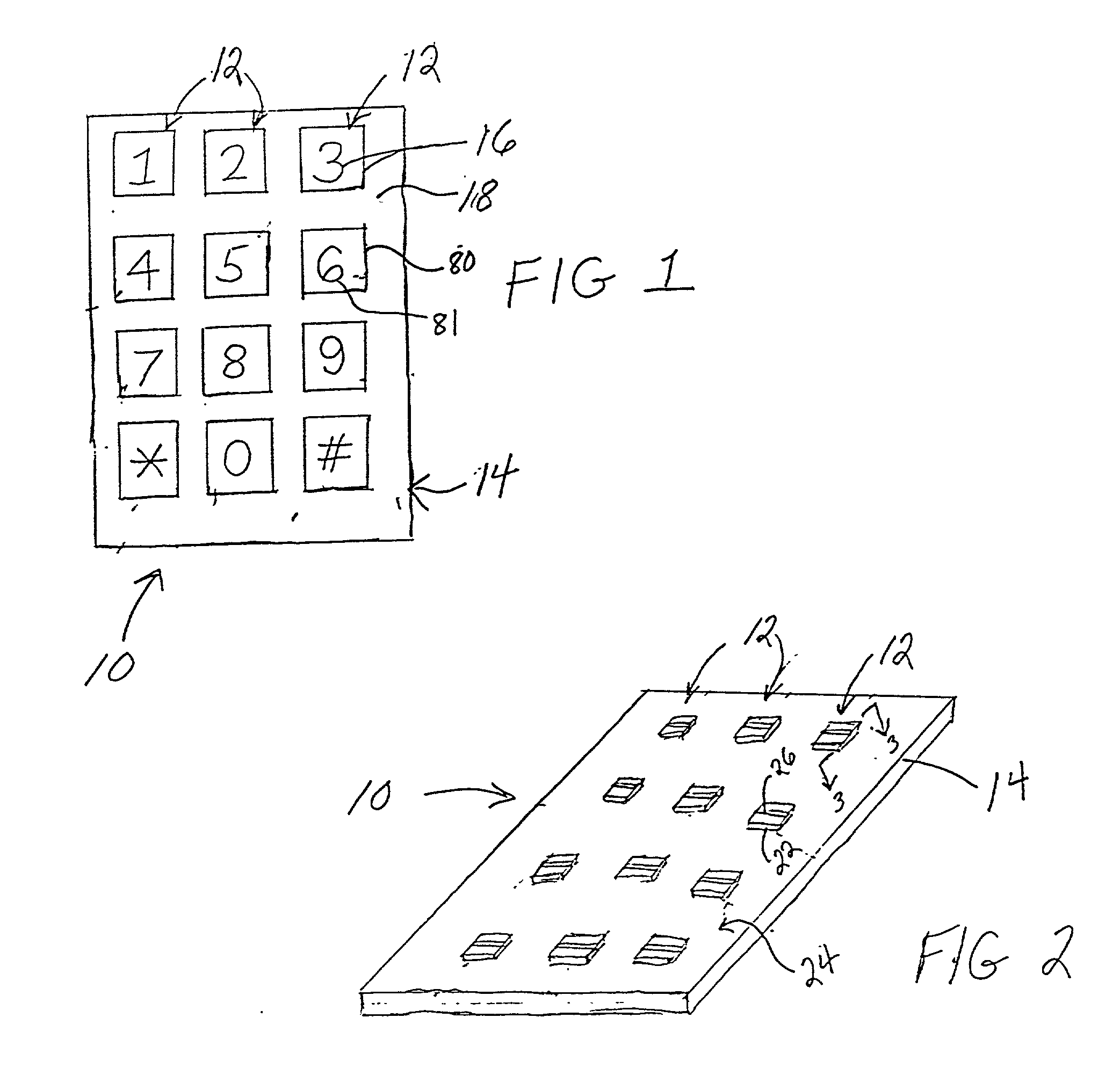 Acoustic wave touch actuated switch