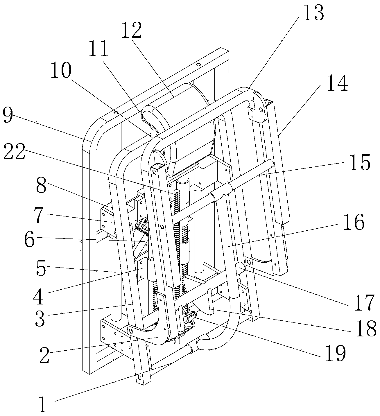 Dual drive folding seat