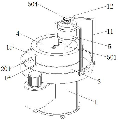 Ultramicro grinding machine for sesame paste production and grinding method