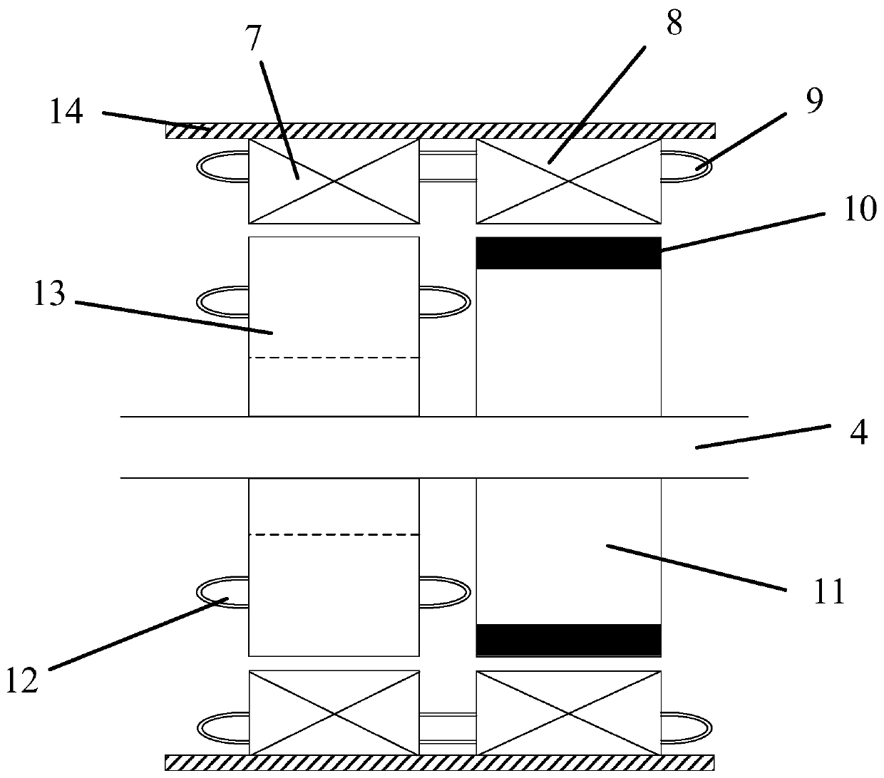 Parallel hybrid excitation emergency generator for aircrafts and application and control method thereof