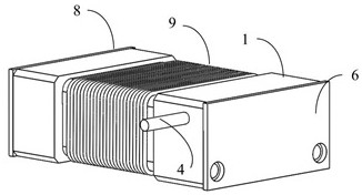 Microminiature atomic frequency standard microwave cavity based on microstrip line structure