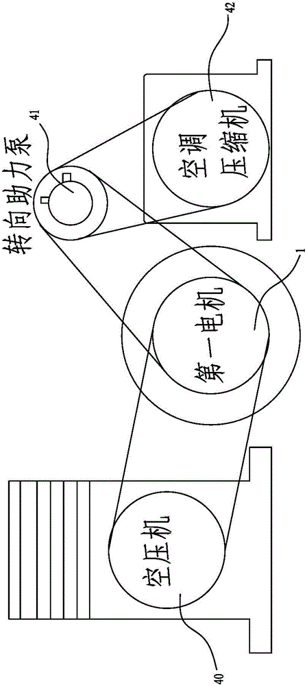 Motor drive system with automatic switching capacity and control method thereof