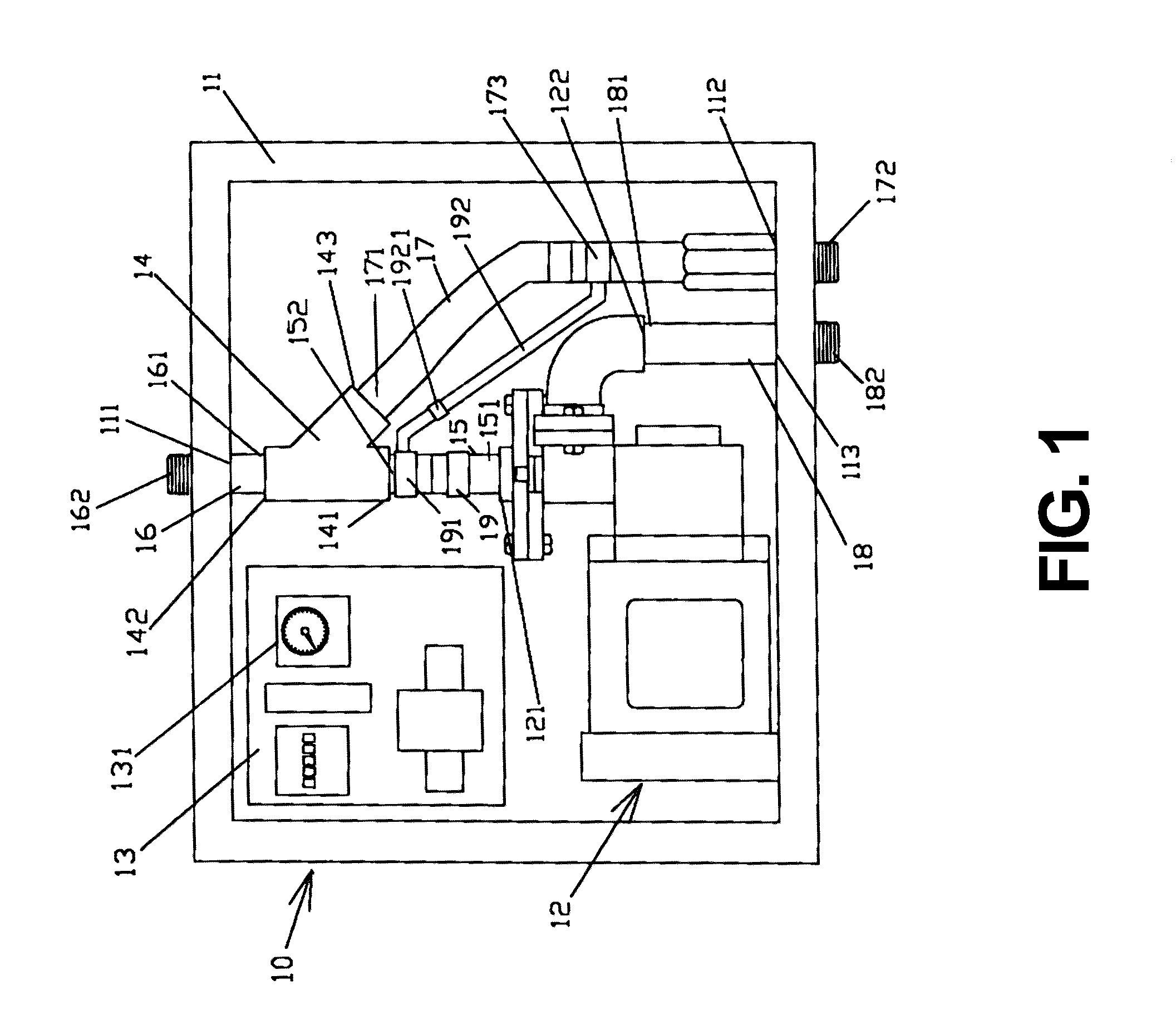 Preheating backwater device