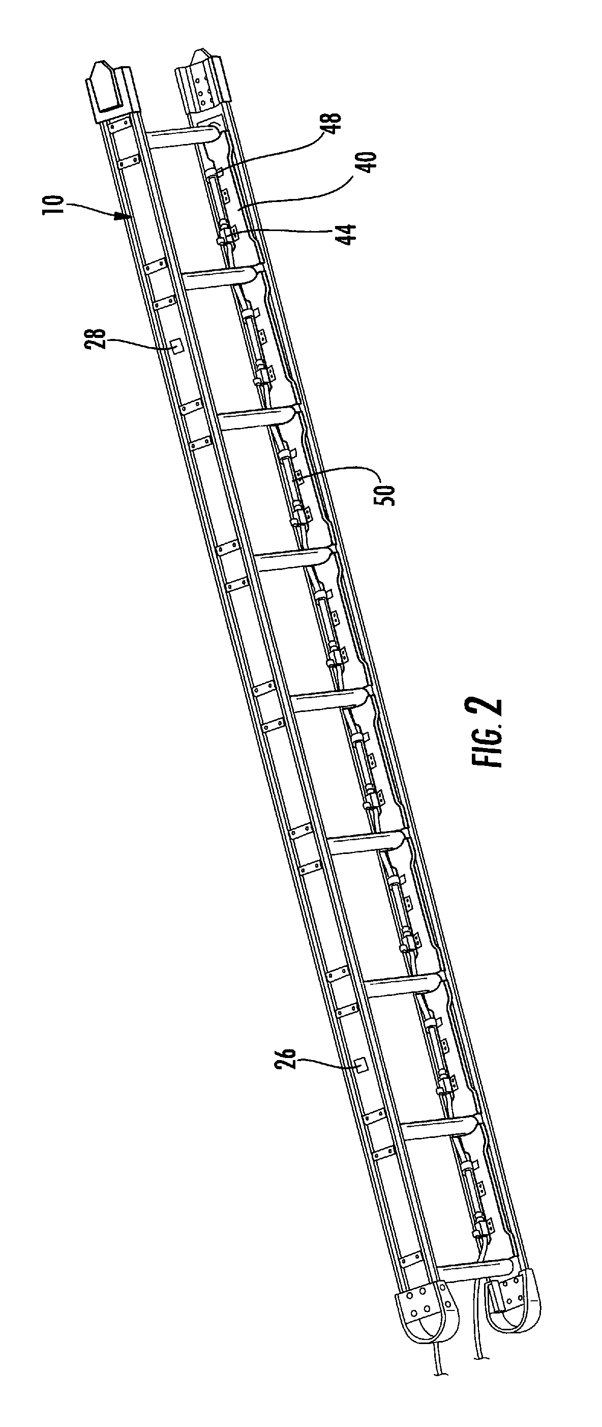 Fluid dispensing ladder