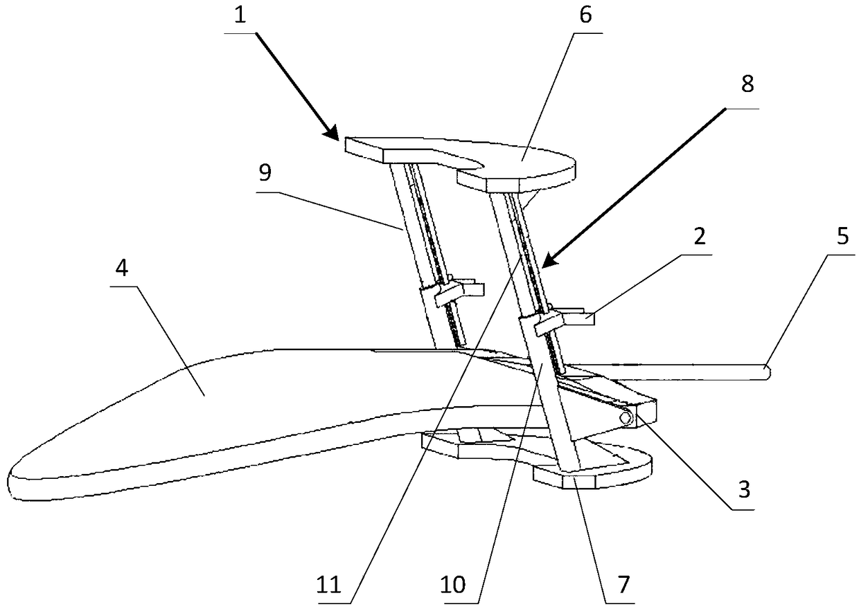 Spatula device for hospital internal medicine department