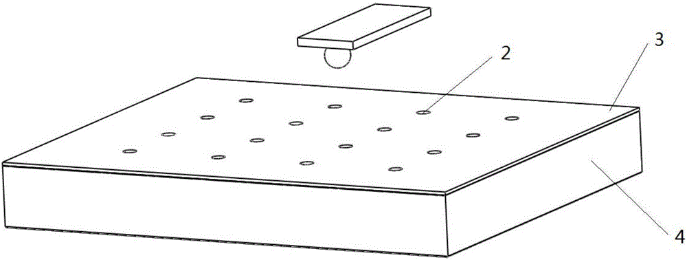 Preparation method of planeness-self-compensating multi-tip array for large area micromachining