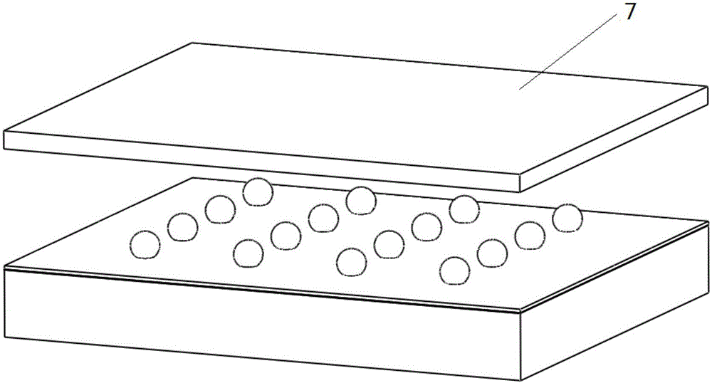 Preparation method of planeness-self-compensating multi-tip array for large area micromachining