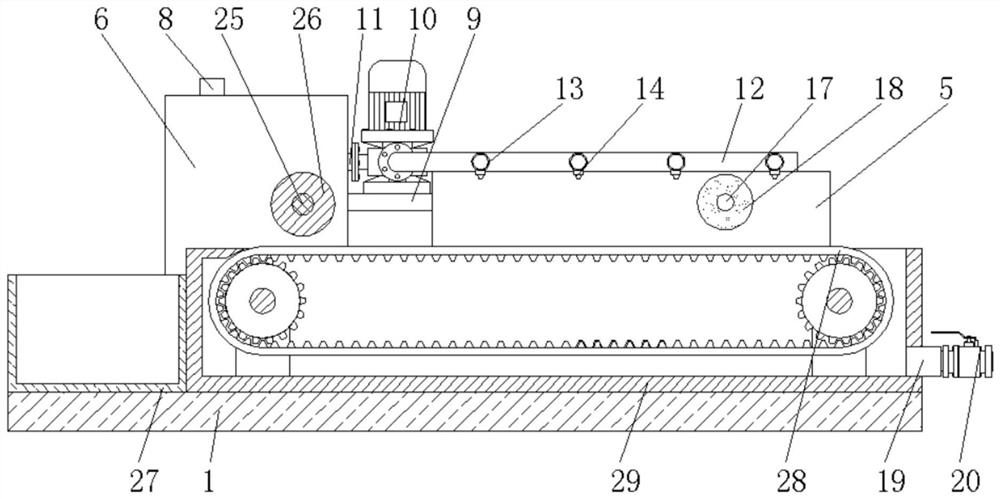 Cleaning device for beef processing