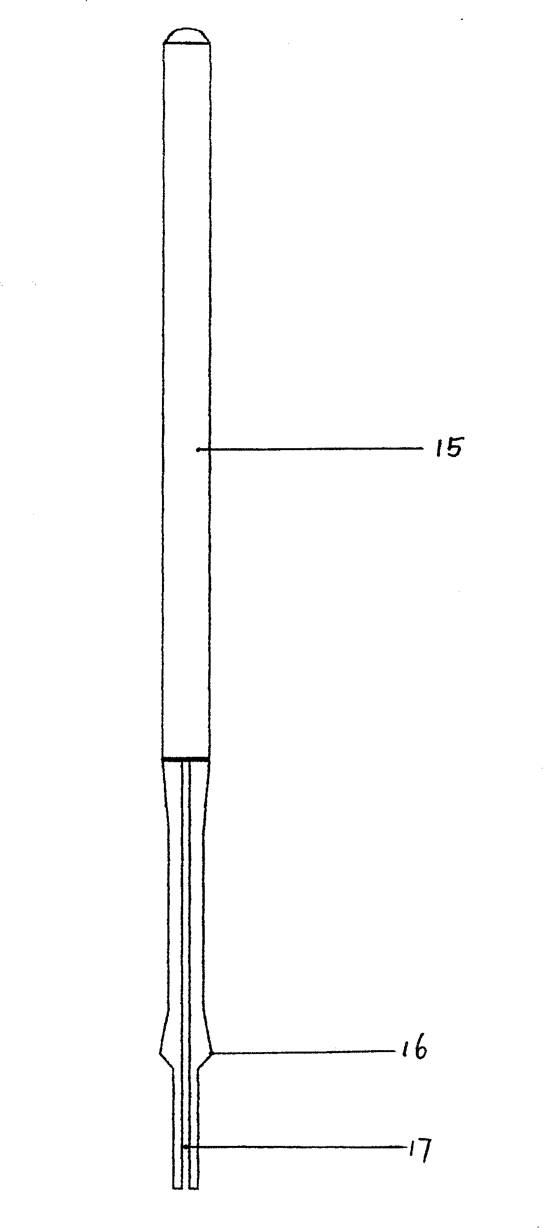 Testing device for density variable printed circuit board