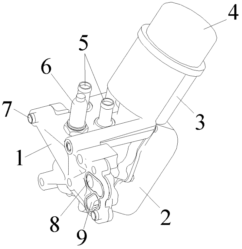 Machine oil supply module