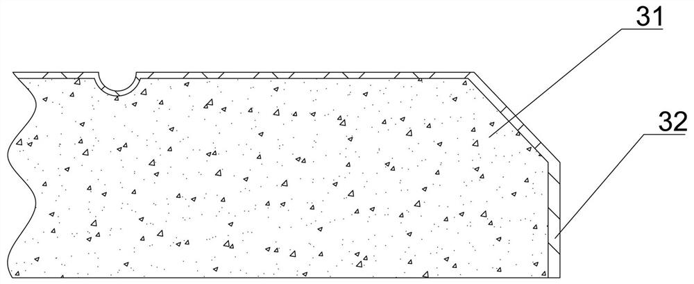 A kind of straw fiber stone composite ecological slope protection