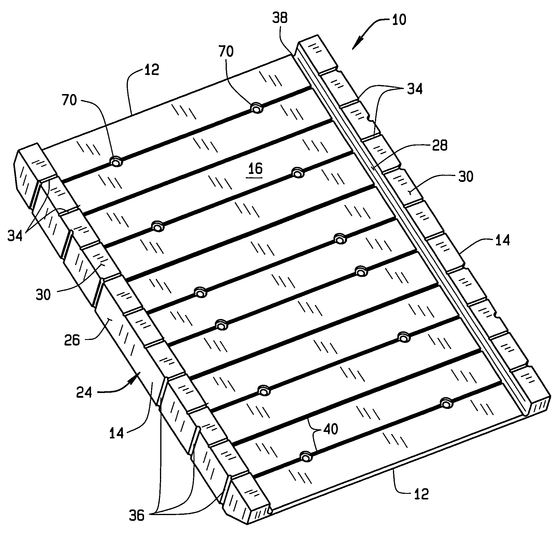 Molded plastic gangway