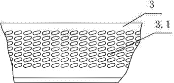 Dust cup of cyclone centrifugal filtration type dust collector