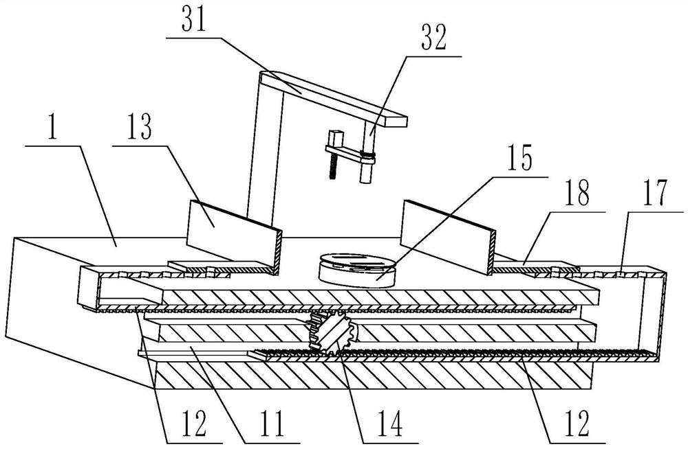 Positioning machining device for intelligent manufacturing