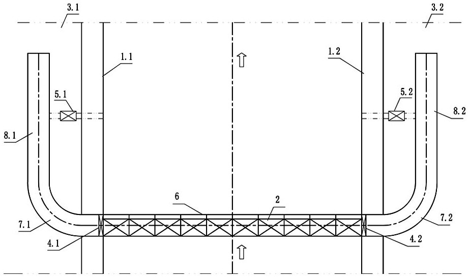 Multi-unit driven translation gate with tongue flaps