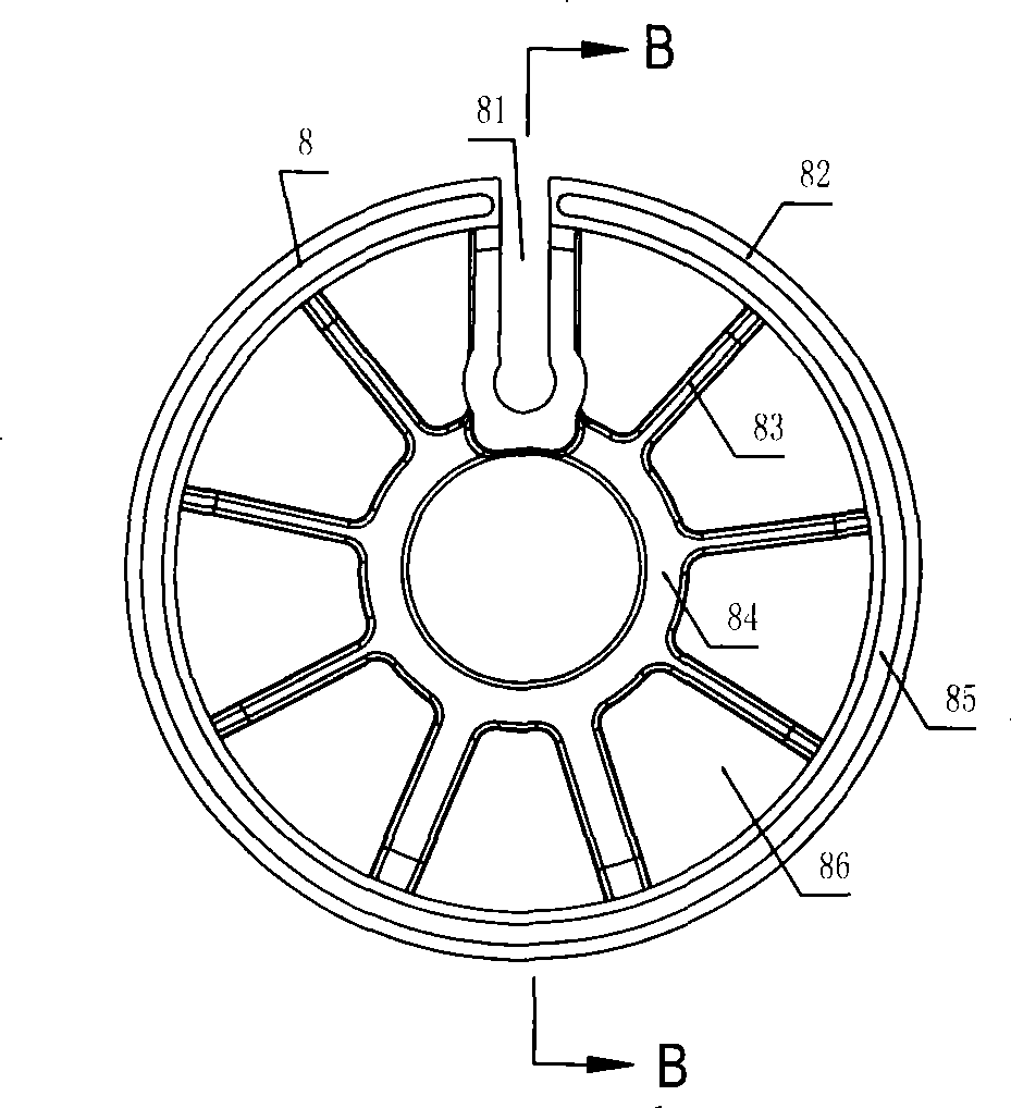 Integral translational rotating compression device