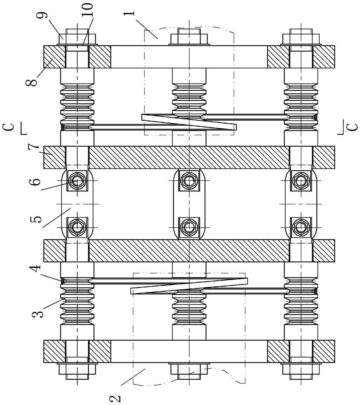 Swathing band type coupler