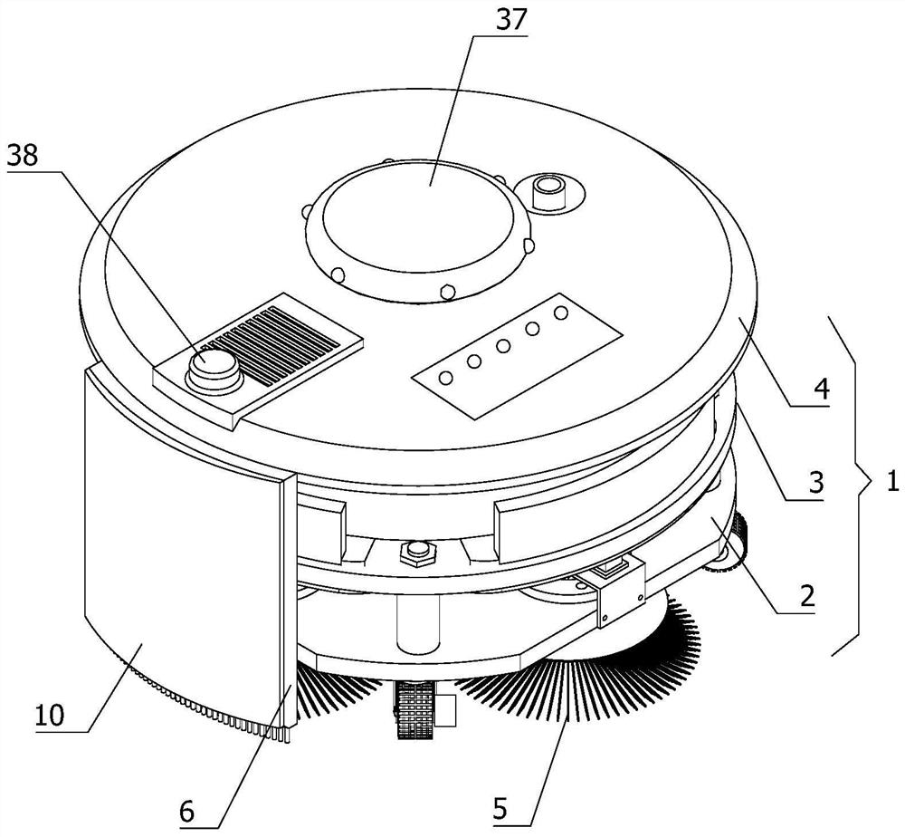 An automatic ground disinfection robot for medical departments