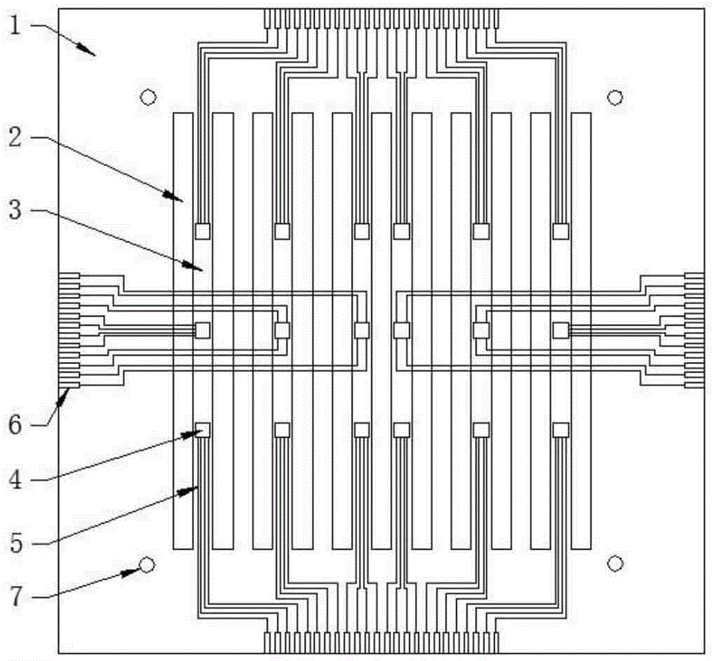 Fuel cell internal temperature-heat flux density distribution measurement insert