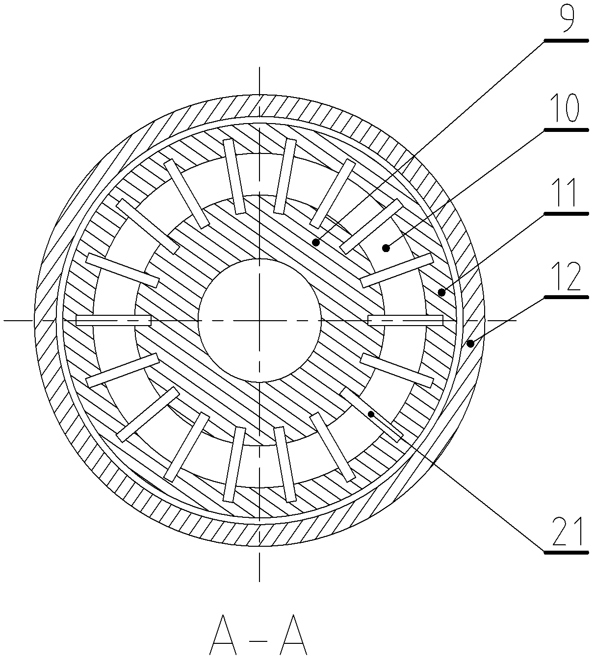 Axial-flow type jet flow gas wave pressure supercharger