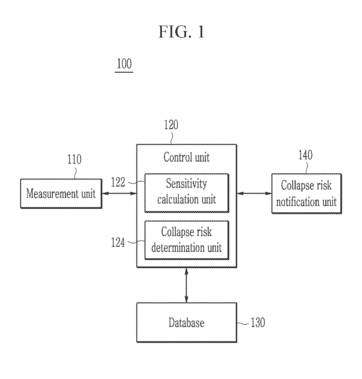 Large space structure collapse detection apparatus and collapse detection method using the same