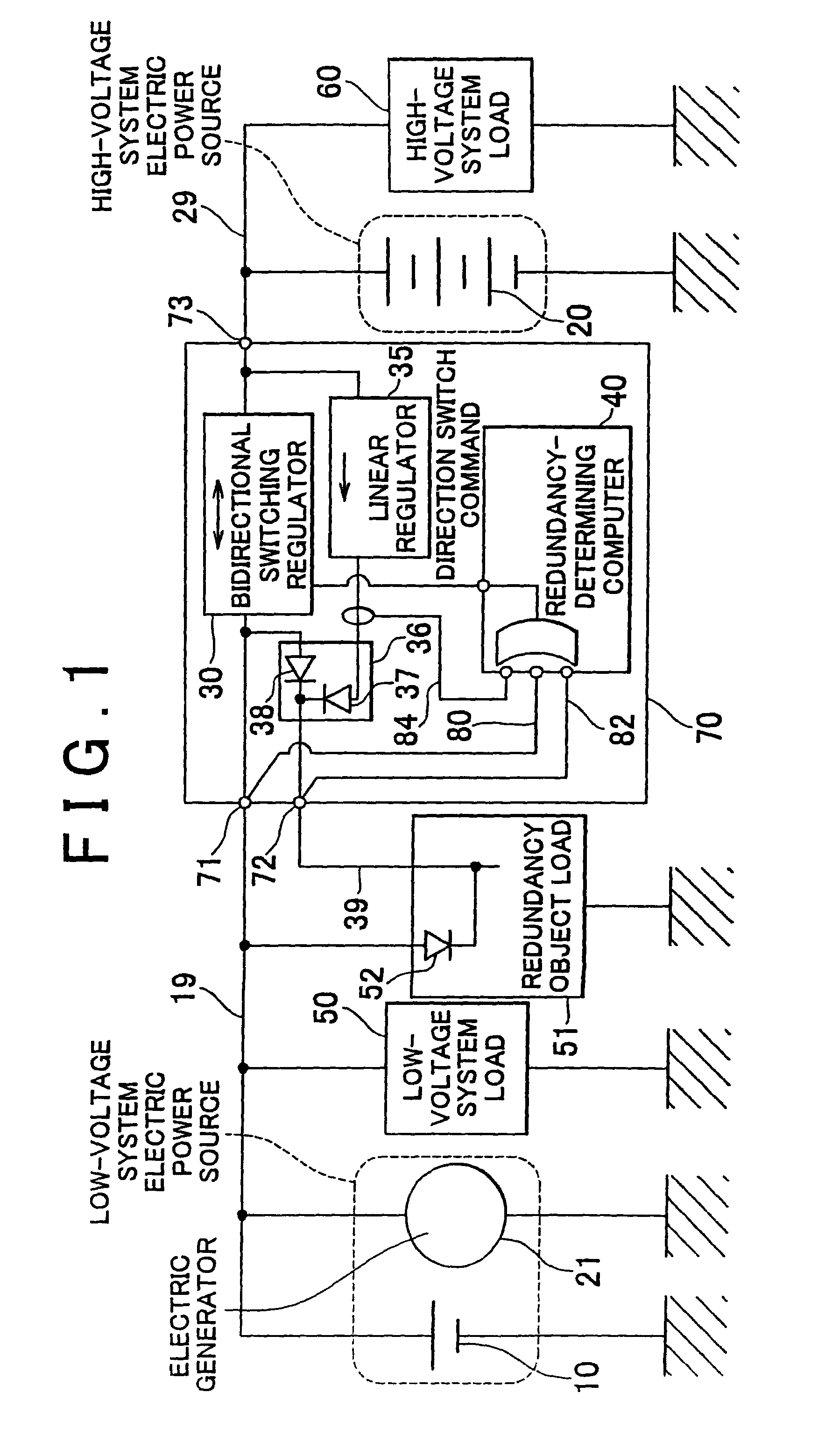 Electric power source system and method for the same