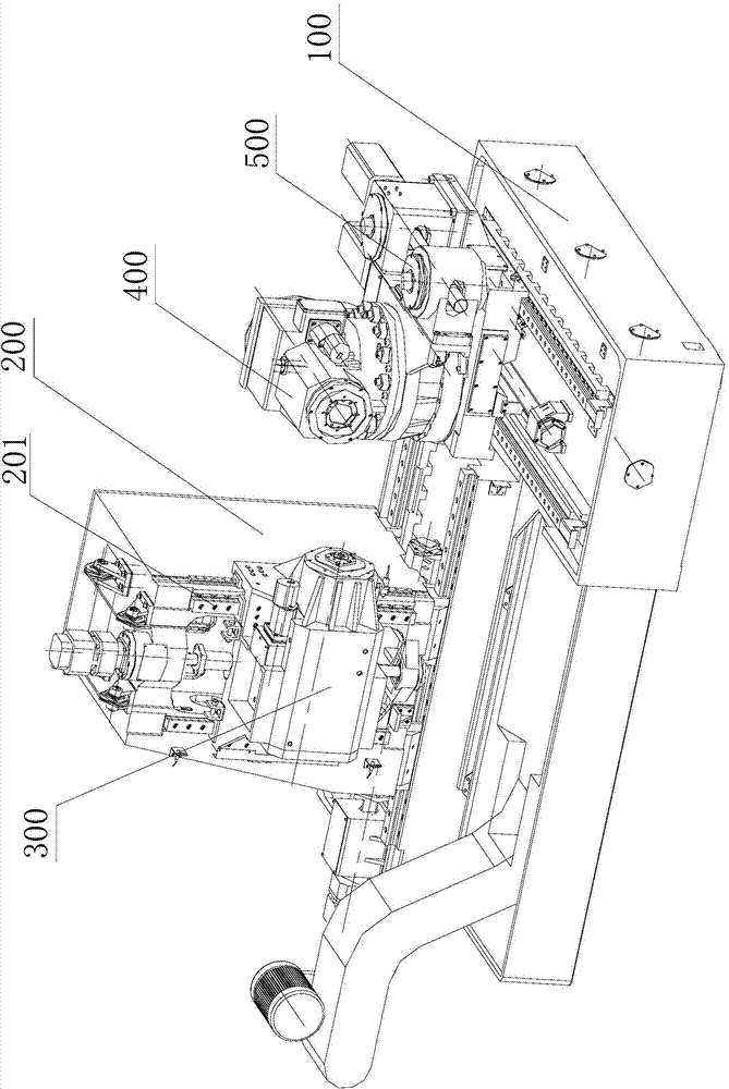 Full-numerical-control spiral bevel gear milling machine