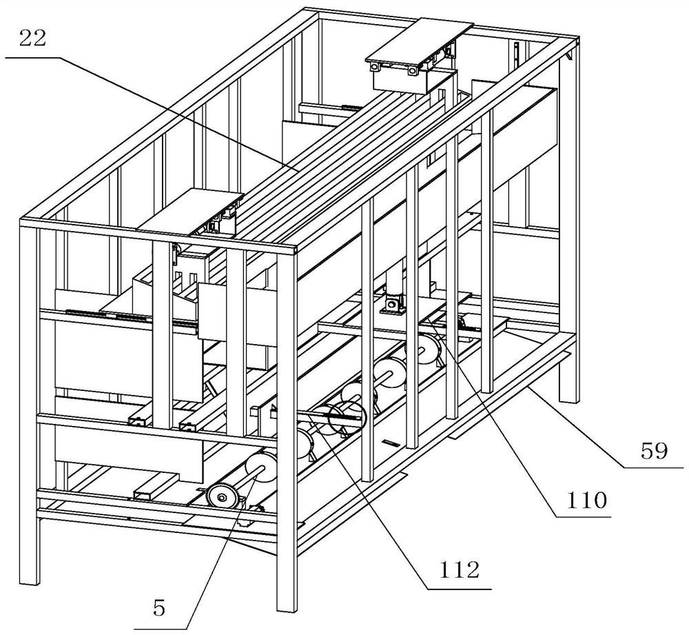 Steel bar thread rolling device with automatic feeding function