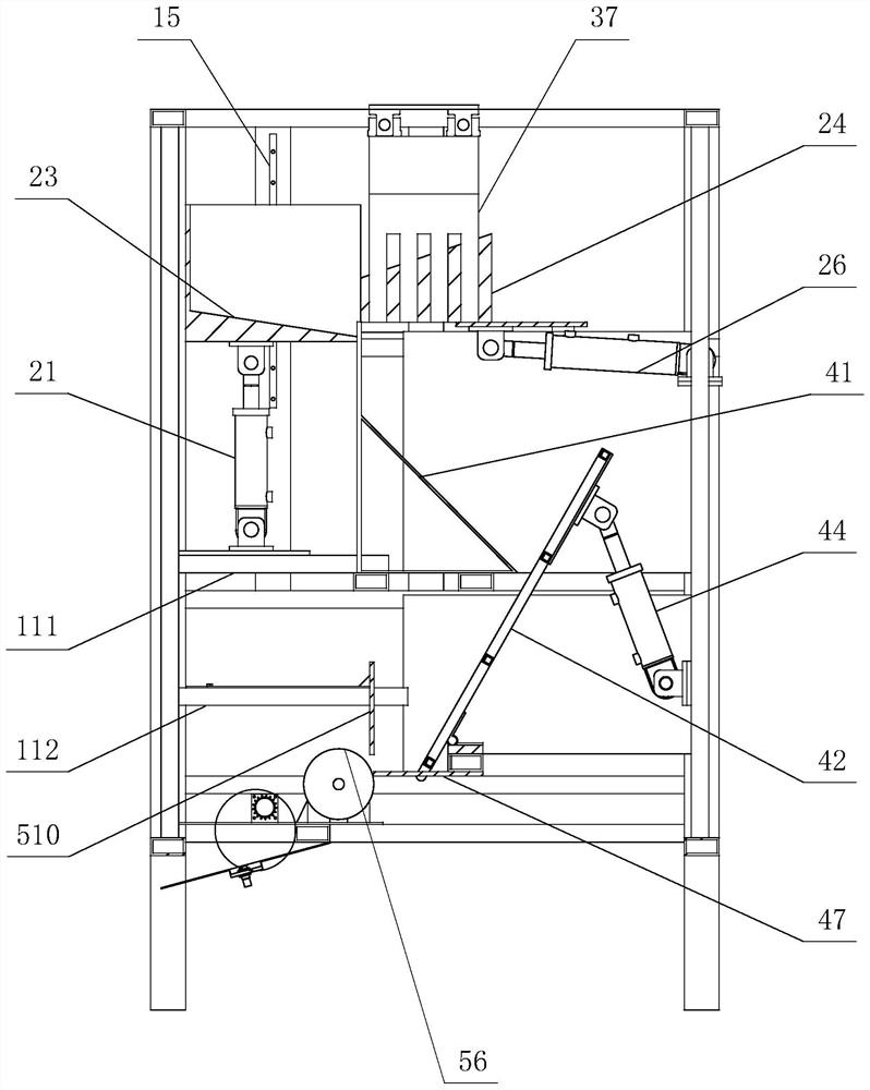 Steel bar thread rolling device with automatic feeding function