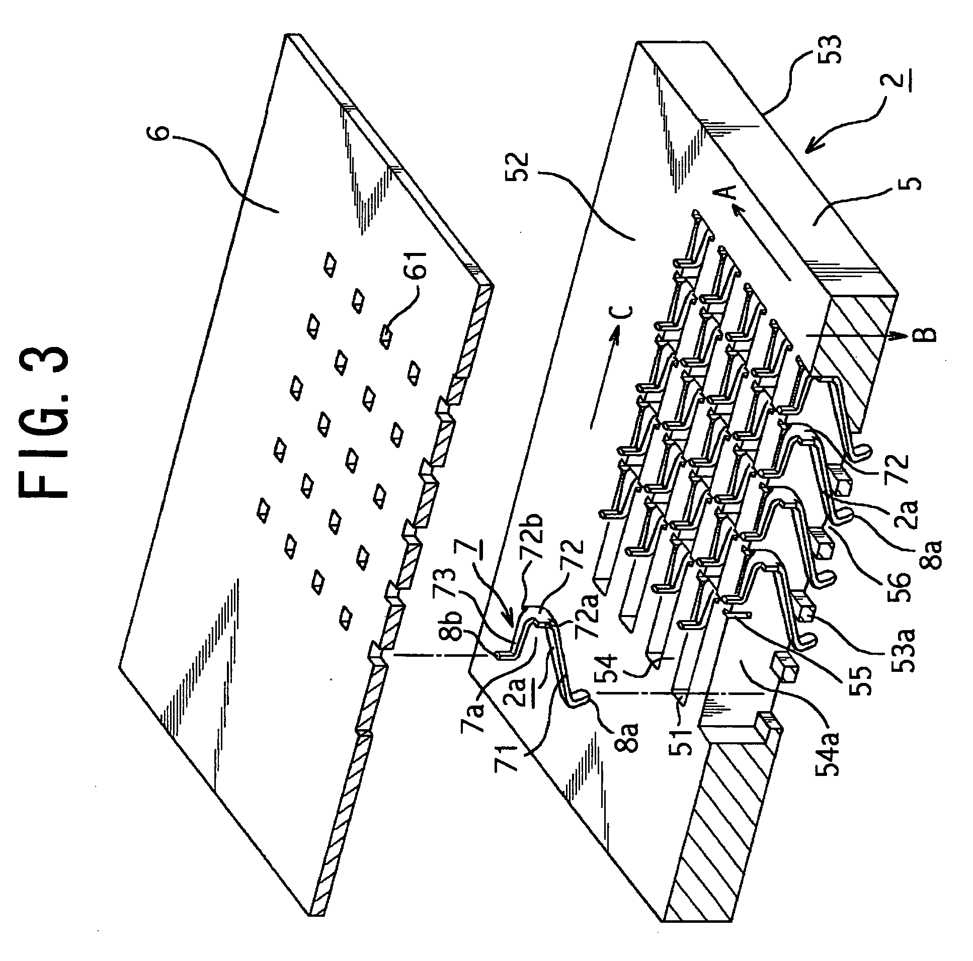 Socket for electronic part