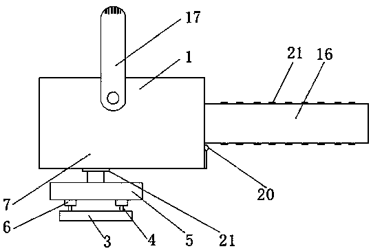 Portable-type dust-collecting polishing machine for automobile machining