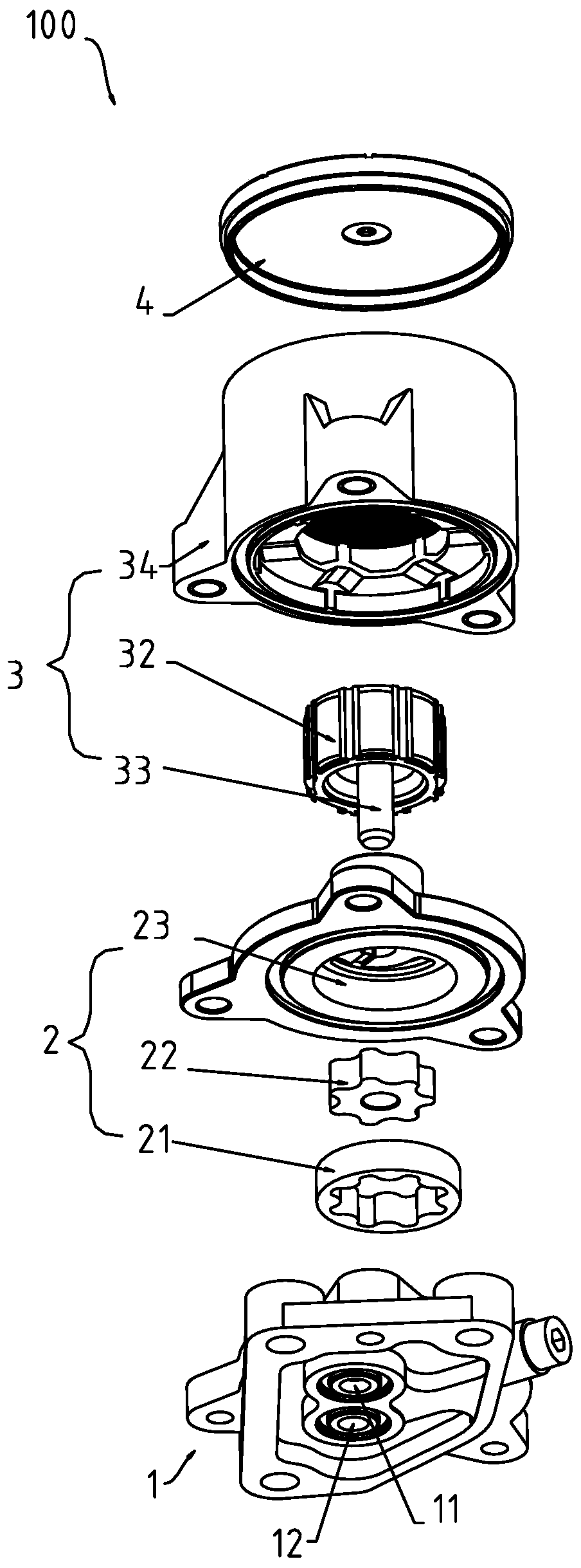 Bearing for fluid pump