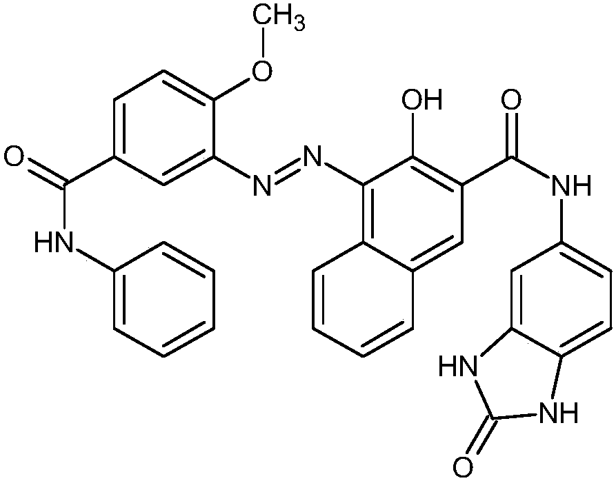 A kind of preparation method of c.i. pigment red 176